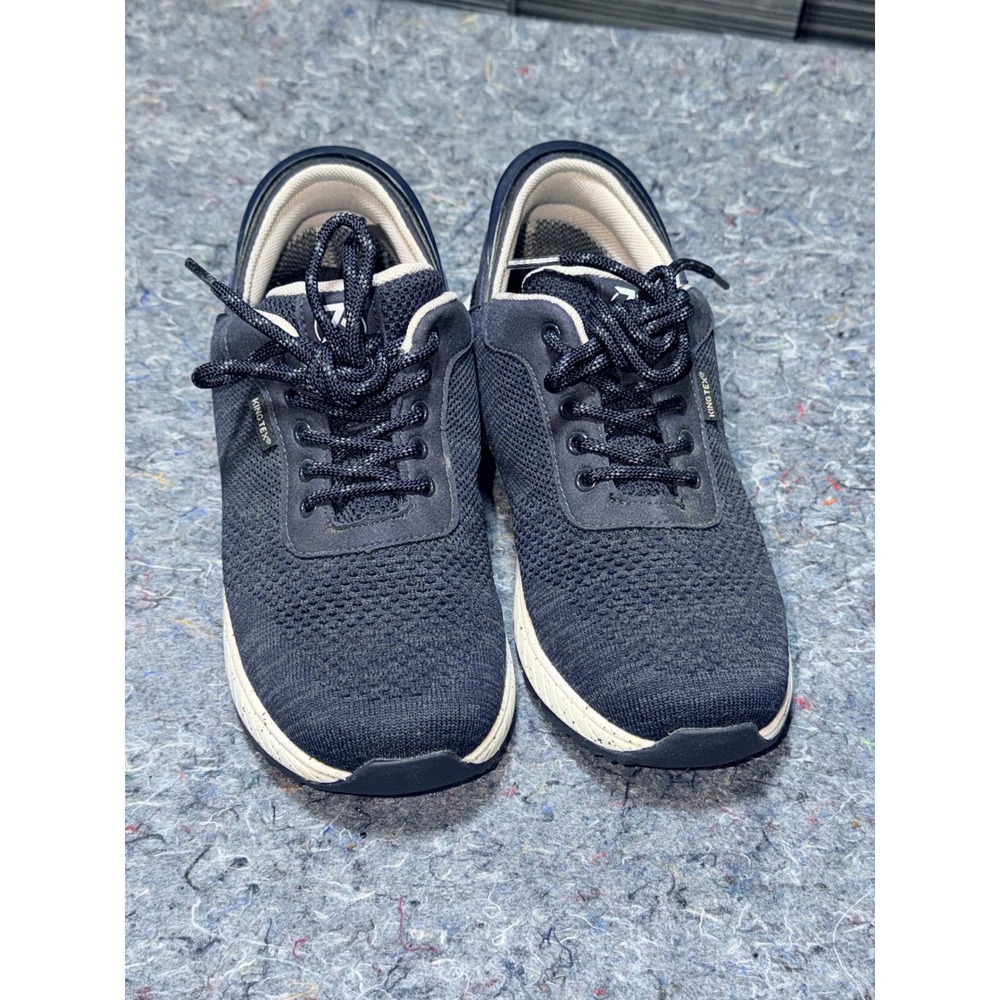 ZEBA‎ Men's Size 7 Navy Blue Mesh Lace Up Athletic Sneakers